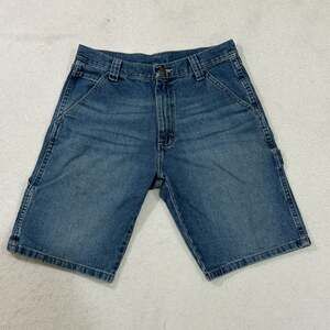 Wrangler Men's Blue Denim Carpenter Jean Shorts